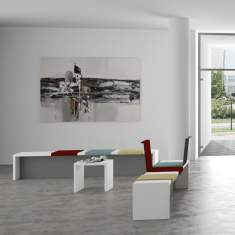 Möbel für Warte und Empfangsbereiche | Modulare Sitzelemente, werner works, K-Modul Sit