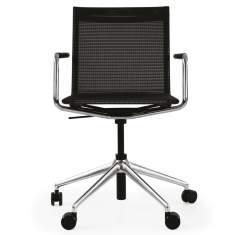 Bürostuhl schwarz Bürodrehstuhl Netzgewebe rosconi, Objektmöbel - BLAQ Office Chair