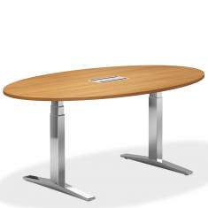 Konferenztisch Holz Konferenztische Büro, König + Neurath, TABLE.T Konferenz
ovale Tischplatte