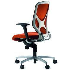 Wilkhahn Stuhl moderner Bürostuhl Design rot, Wilkhahn, IN Bürostuhl