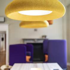 Akustik Pendelleuchten Design Pendelleuchte modern Bürolampe gelb BuzziSpace BuzziDome