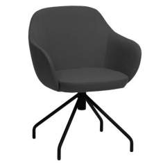 Lounge Sessel schwarz Büro Loungemöbel, SMV Sitz- & Objektmöbel, 2do