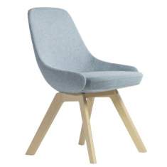 Lounge Sessel grau Holzbeine Büro Loungemöbel, SMV Sitz- & Objektmöbel, 2do