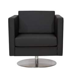 Cocktailsessel schwarz Büro Clubsessel Design Loungemöbel SMV Sitz- & Objektmöbel, MANHATTAN