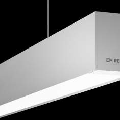 Pendelleuchten Design Pendelleuchte modern Bürolampe Aluminium Regent Channel S Up LED