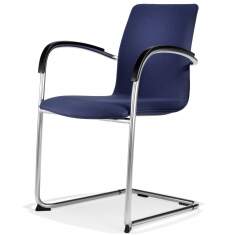 Besucherstuhl blau Besucherstühle Freischwinger Konferenzstuhl Konferenzstühle stapelbar Kusch+Co 8500 Ona plaza