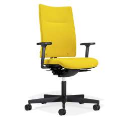 Bürostuhl gelb Bürodrehstuhl mit Armlehnen Drehstuhl Kusch+Co 9200 Papilio