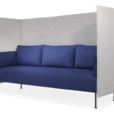 Loungesofa blau Sofa Lounge Kusch+Co 7900 Creva soft