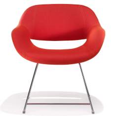 Besucherstuhl Lounge Besucherstühle rot Sessel Kusch+Co 8200 Volpe