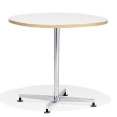 Konferenztische Büro Konferenztisch Rund Büromöbel Cafeteria Tisch weiß X-Fuß Kusch+Co 6002 san_siro