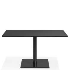 klassischer Säulentisch schwarz Kusch+Co 8700
rechteckige Tischplatte