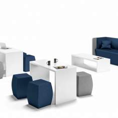 Sitzmöbel Akustikelemente, Assmann Büromöbel, Syneo Line Lounge