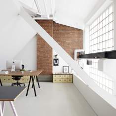 Büroplanung Innenarchitektur Loft Architekten Halle A Designliga