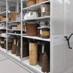 Archiveinrichtungen mauser Rollregal RR 409 für das Museumsdepot