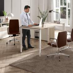 Höhenverstellbarer Schreibtisch elektrisch ergonomische Schreibtische Konferenztisch Holz Konferenztische fb Büromöbel catro
höhenverstellbar