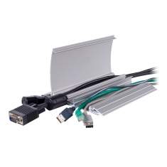 Kabelbinder, Cable Manager, Kabelhalter, Kabelclips Dataflex Addit aufklappbarer Kabelschutz - gerade 452