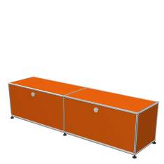Sideboard Büro USM Haller Lowboard niedrig orange