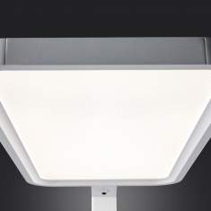 LED Stehlampen modern Büroleuchte Edelstahl Lampe, Hansa, LED Saphir Stehleuchte