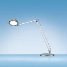Elegante Tischlampen silber LED Schreibtischlampen modern Tischleuchte, Hansa, LED Blossom