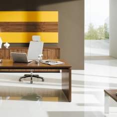 Schreibtisch Massivholz Cheftisch exklusiver Schreibtisch Büro elegante Büromöbel Massivholz   Nowy Styl, SQart Managerial