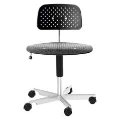 Bürostuhl schwarz Bürodrehstuhl Aluminium Bürostühle Engelbrechts Kevi Air
