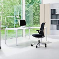 Schreibtisch weiß Büromöbel Schreibtische PC, REISS, REISS STANDARD