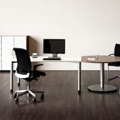 höhenverstellbarer Schreibtisch modern Büromöbel Schreibtische weiß, REISS NOVO
höhenverstellbar