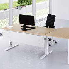 Büro Elektrisch höhenverstellbarer Schreibtisch weiß höhenverstellbare Schreibtische Design, REISS, Reiss Avaro Q
Sanft-Anlauf/Sanft-Stopp
höhenverstellbar