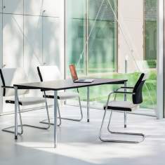 Schreibtisch modern Besprechungstisch Design schwarz Büromöbel, REISS, REISS INTEO