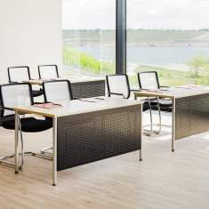 Serminartische modern Meetingtische Metall Holz  Schreibtische Büromöbel, REISS, REISS INTEO