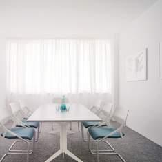 Konferenztische weiss Konferenztisch Büro, Neudoerfler, Dreyfuss
rechteckige Tischplatte