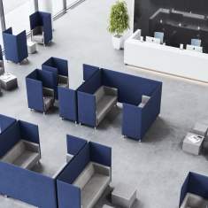 Möbel für Warte und Empfangsbereiche | Loungesofa, profim, Vancouver Lite - Sofa