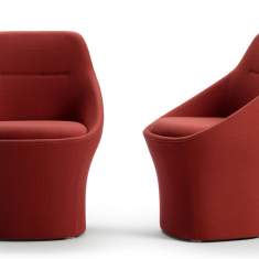 Clubsessel rot Loungesessel Sessel Loungemöbel, offecct, Ezy