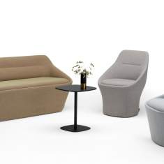 Clubsessel grau Loungesessel Sessel Loungemöbel, offecct, Ezy