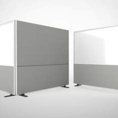Stand Whiteboard Büro Whiteboards Magnettafel o+c system - adeco, Acoustic Space Whiteboard