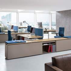 Sideboard Büro, fm Büromöbel, Clear Arbeitsplätze