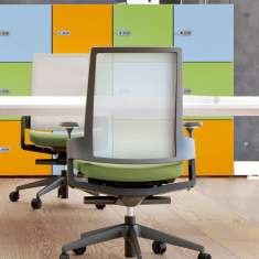 Bürostuhl Bürodrehstuhl grün Drehstühle fm Büromöbel, Leon X 3.6