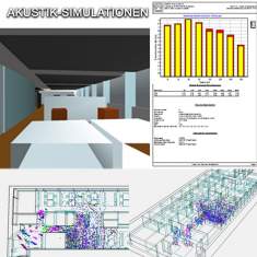 Büroplanung IntrAkustik by BOP bruppacher office project Akustik-Simulationen