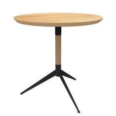 Designer Beistelltisch schwarz Beistelltische Holz SMV TableToe
runde Tischplatte