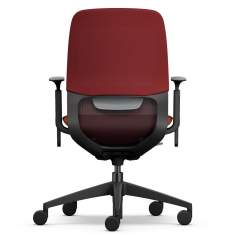 Drehstuhl Bürostuhl Design Bürostühle mit Armlehnen Bürodrehstuhl rot Netzgewebe Sedus se:motion net