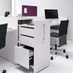 Schreibtisch mit Schubladen | Büro Schreibtische | Büromöbel, werner works, basic C Arbeitsplätze