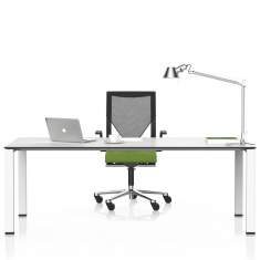 Schreibtisch weiss Schreibtische Büro Arbeitstisch Vario Icon Single