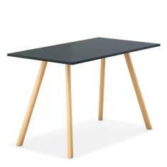 Stehtisch Holz Stehtische Konferenztisch Büro Konferenztische Kusch+Co Creva
rechteckige Tischplatte