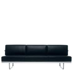 Sofa schwarz Dreisitzer Lounge Loungesofa Loungemöbel, Cassina, LC5