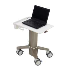 Wagen für medizinische Dokumentationen Laptopwagen fahrbar Rolltisch Ergotron CareFit™ Slim Laptop Wagen
höhenverstellbar