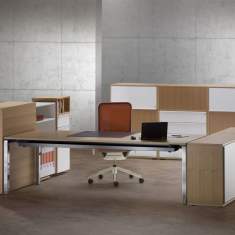 Büroschrank Sideboard Holz Büro Schrank modular Aktenschrank SITAG, SITAG Schrankprogramm
