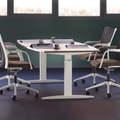 Sitag Stuhl braun Bürodrehstuhl Design, SITAG, SITAGEGO Konferenzdrehstuhl