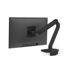 Tischhalterungen Monitorhalter Ergotron MXV Monitor Arm in schwarz mit flacher Tischklemme