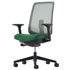 Bürostuhl grün schwarz Bürostühle Netzgewebe Herman Miller Verus Bürodrehstuhl