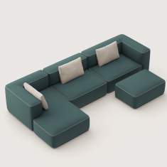 Modulare Sofa Lounge Sitzmöbel Brunner pads Sofa